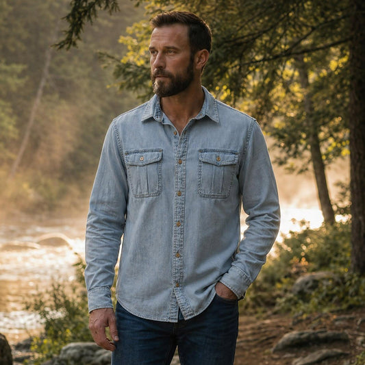 Blue Ridge Denim Shirt - Chambray Denim