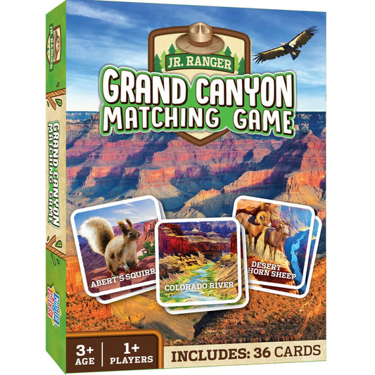 Jr. Ranger - Grand Cayon Matching Game, front view