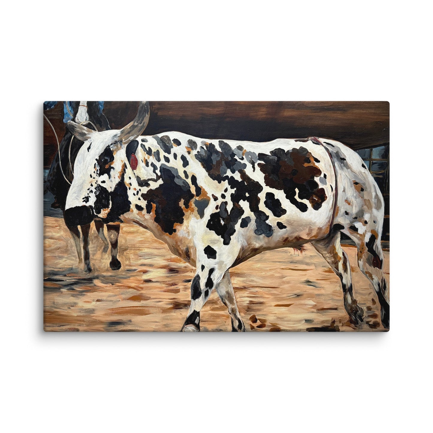 Canvas: Steer Roper, detail view