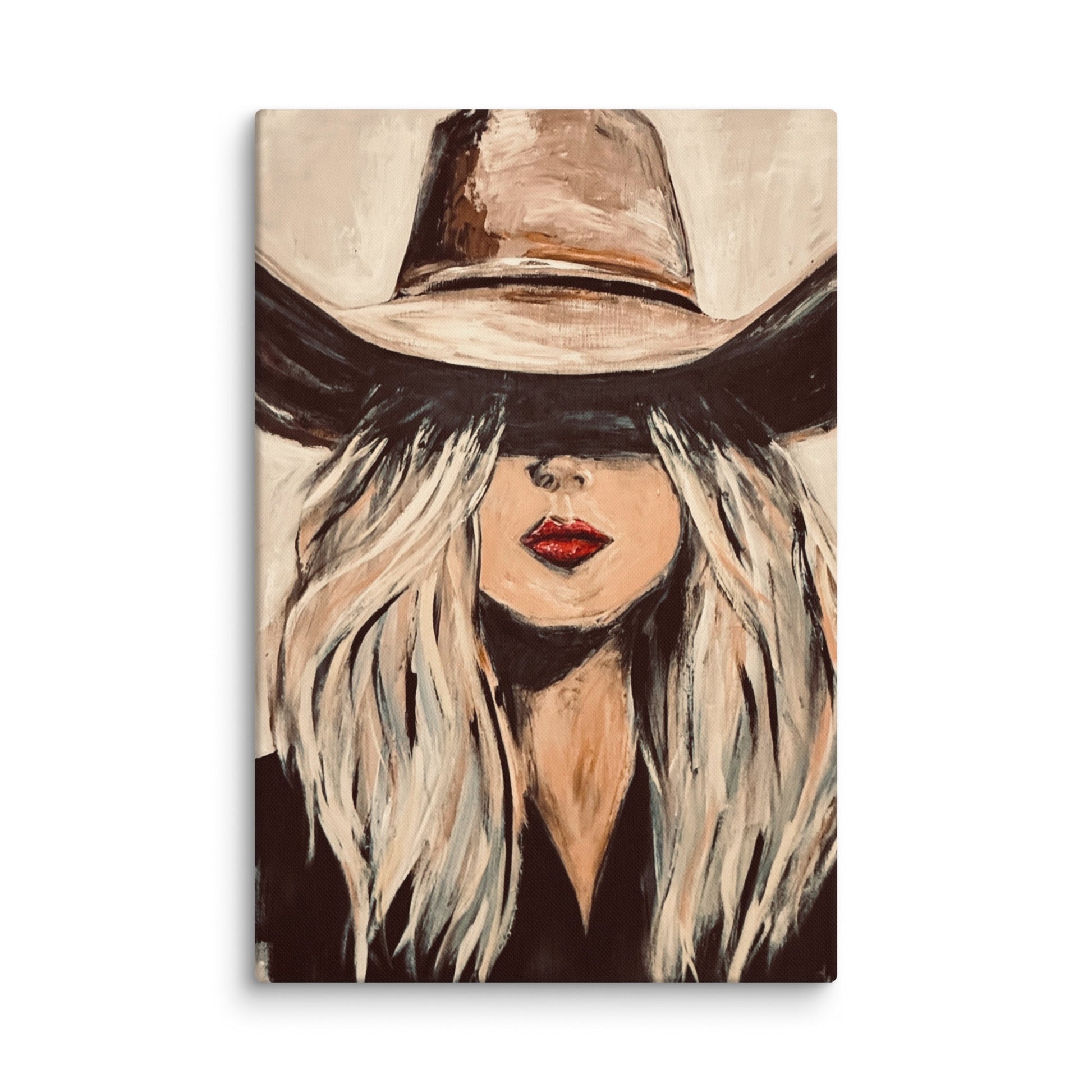 Canvas: Kaitlyn Cowgirl, front view