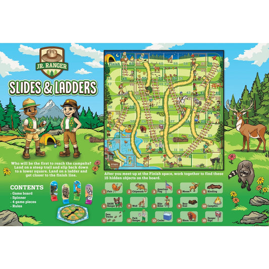 Jr. Ranger - Slides & Ladders Board Game, detail view