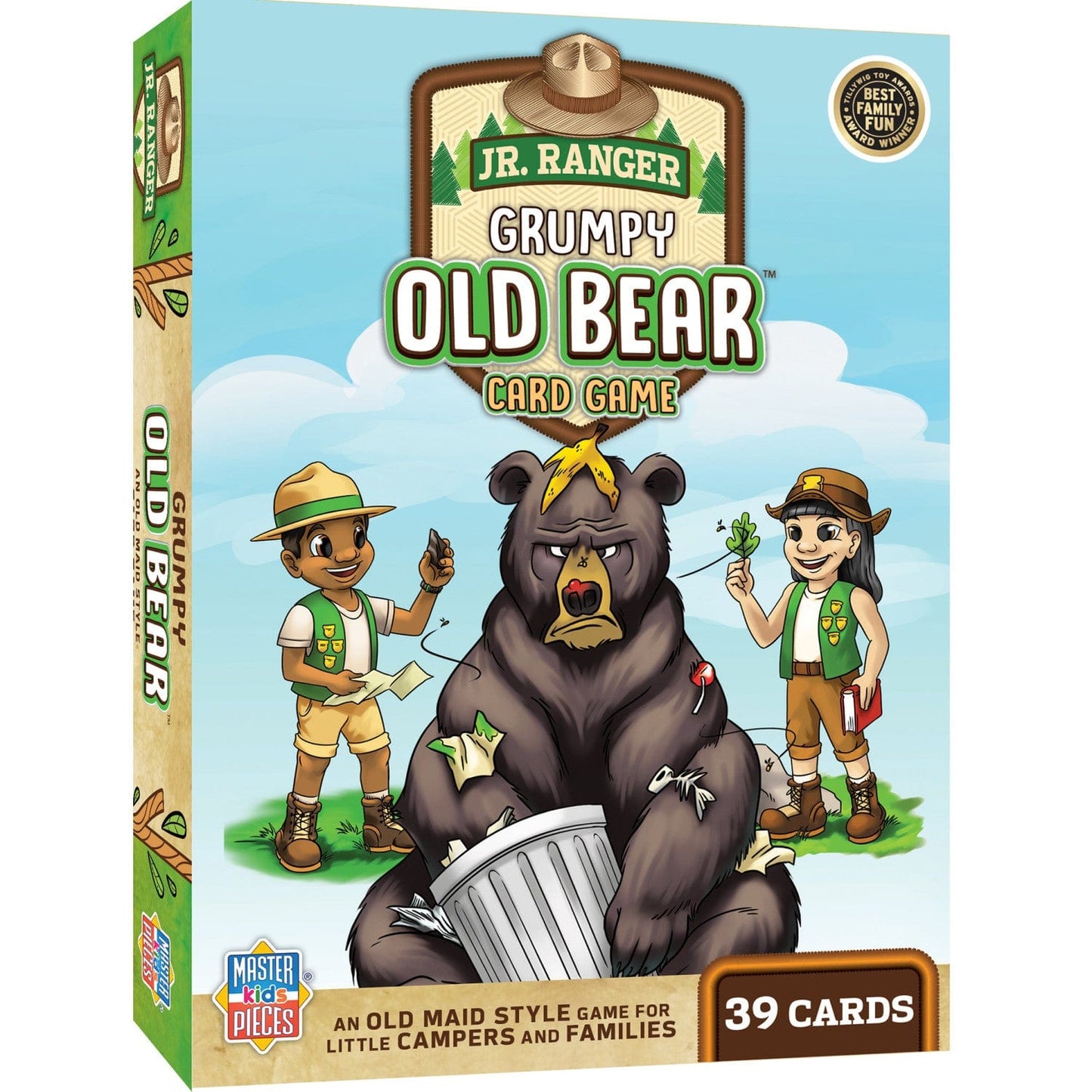 Jr. Ranger Grumpy Old Bear Card Game, front view