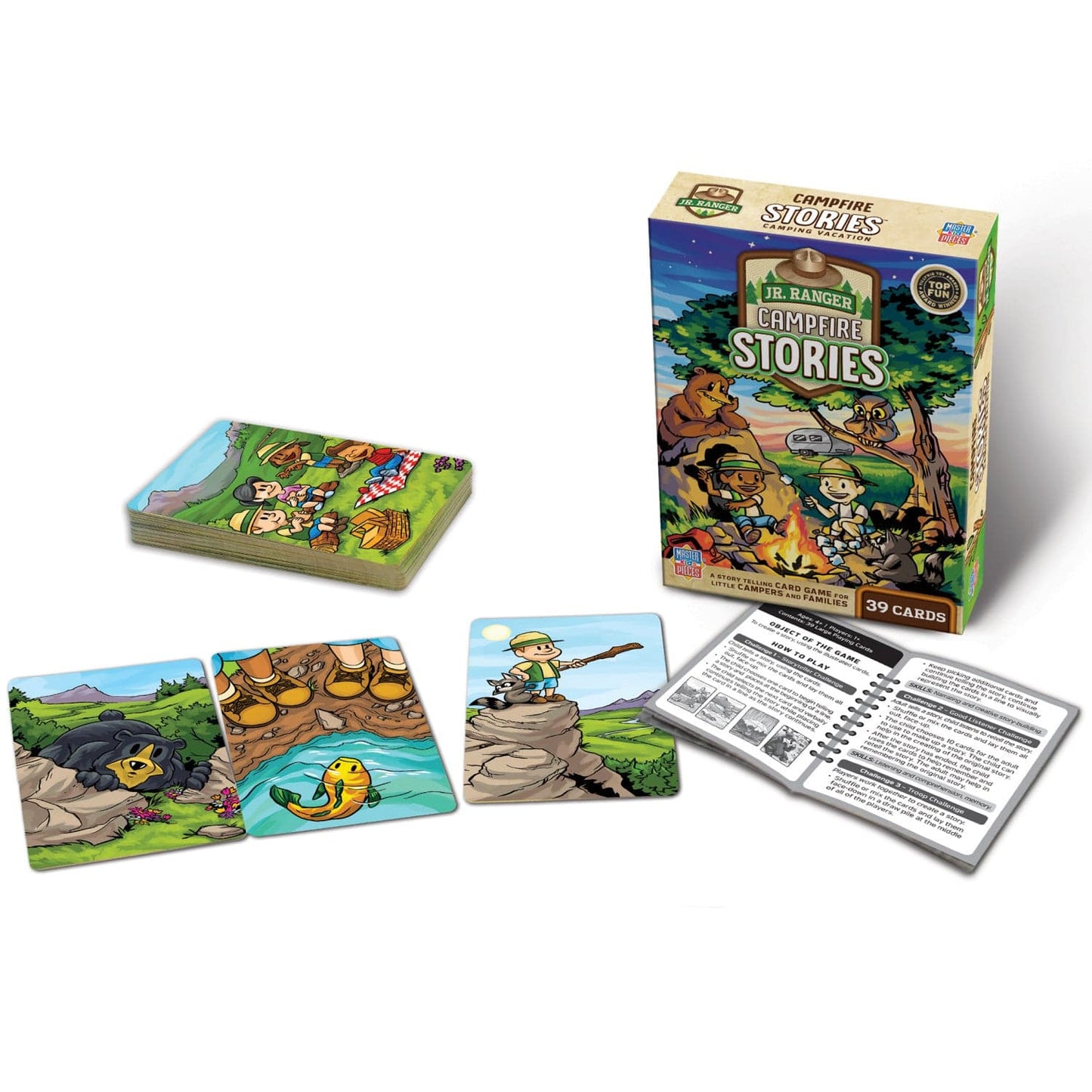 Jr. Ranger Campfire Stories Card Game, detail view