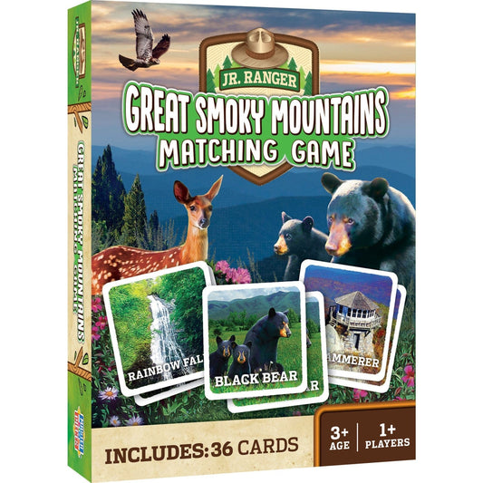 Jr. Ranger - Great Smoky Mountains Matching Game, front view