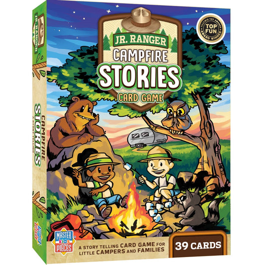 Jr. Ranger Campfire Stories Card Game, front view