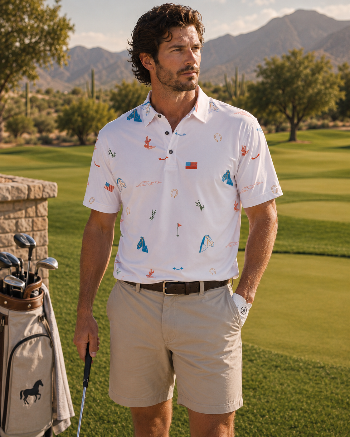 Americana Polo, detail view