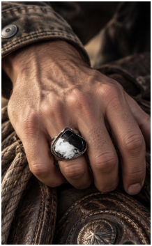 Merle Series | White Buffalo Men’s Ring