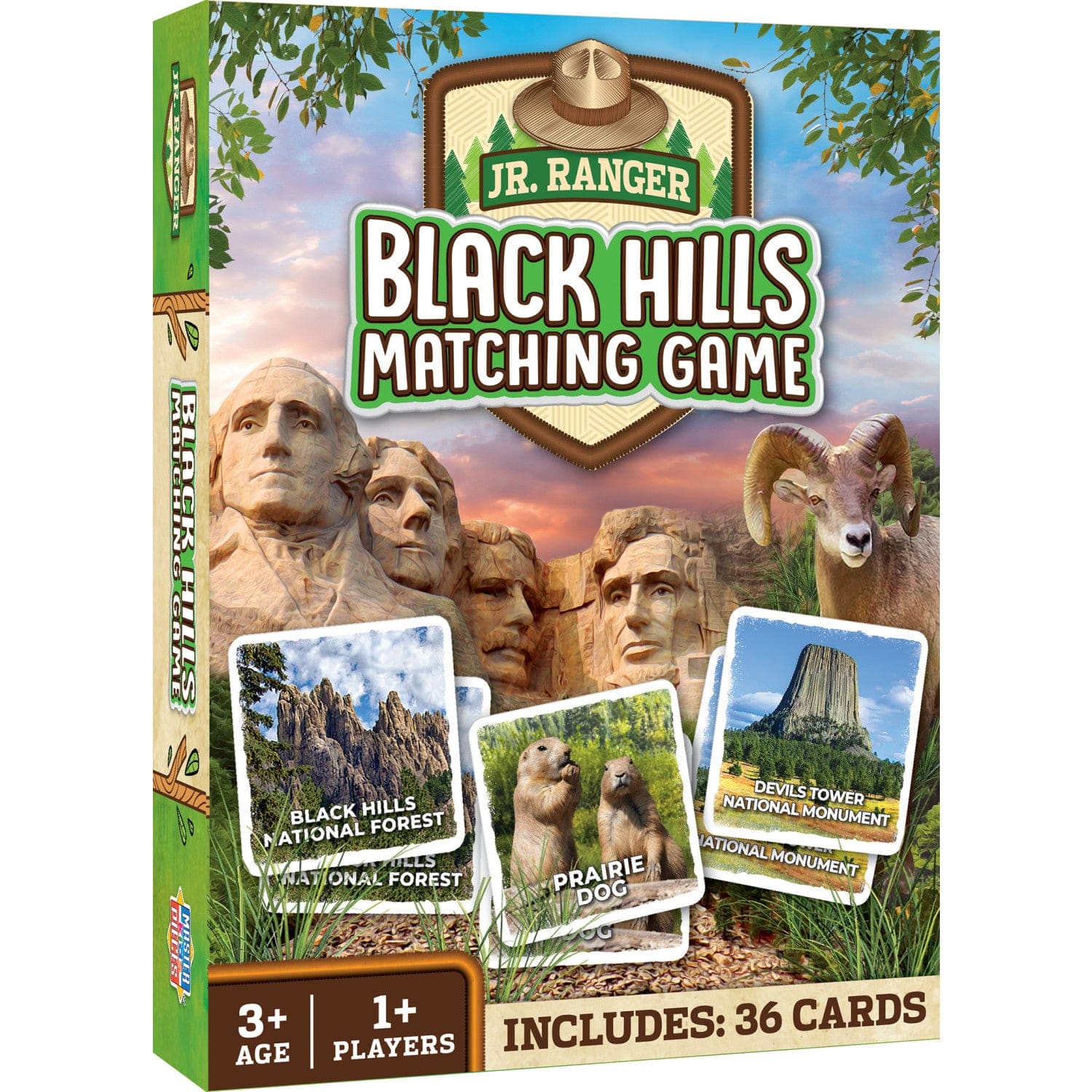 Jr Ranger - Black Hills Matching Game, front view