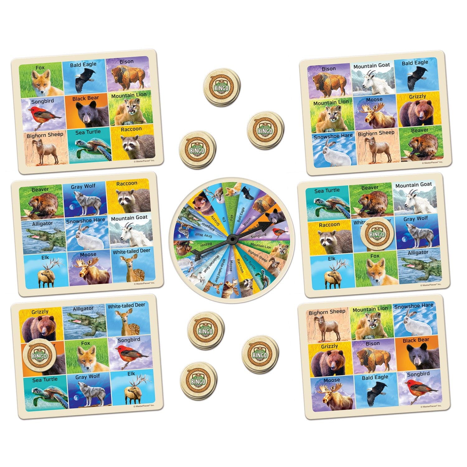 Jr. Ranger Bingo Game, detail view