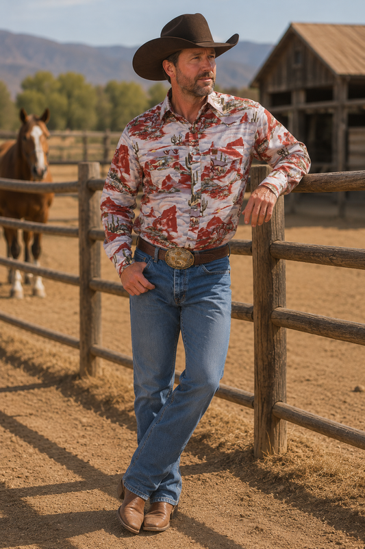 Top - Sheridan Men's Shirt, detail view