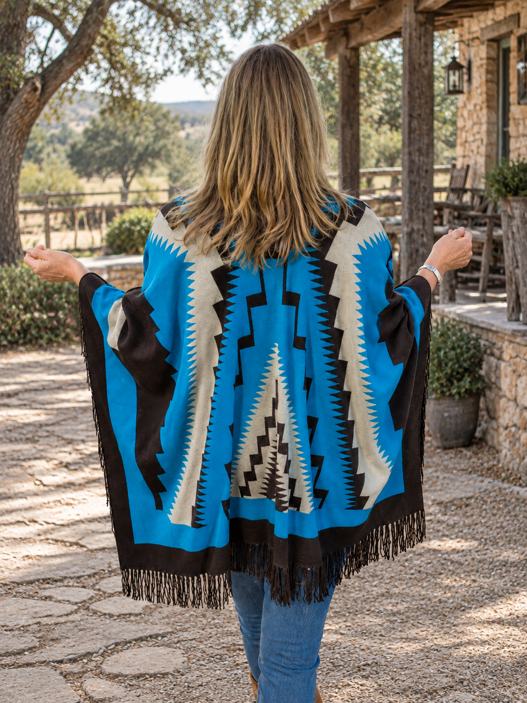 Peruvian Wrap - Blue