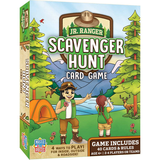 Jr Ranger - Scavenger Hunt Card Game, front view