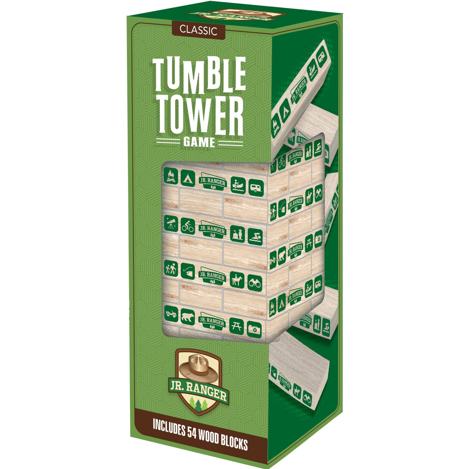 Jr. Ranger Tumble Tower, front view
