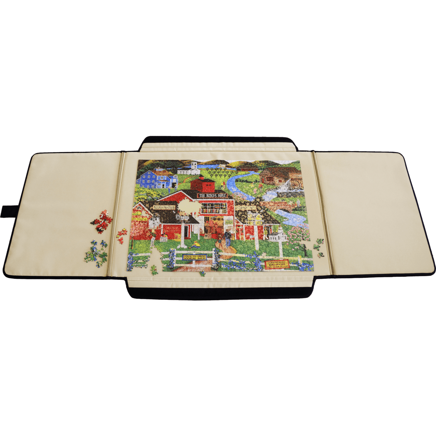 Folding Travel Puzzle Table Mat - 23"x32", detail view
