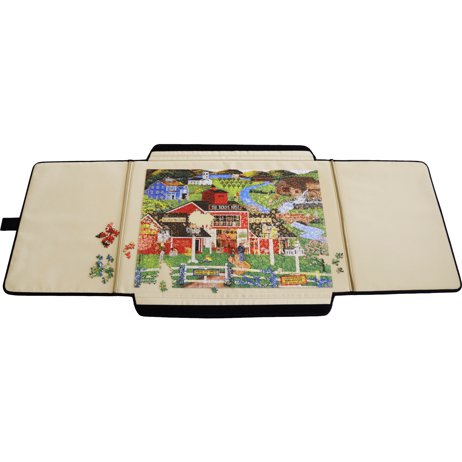Folding Travel Puzzle Table Mat - 23"x32", detail view