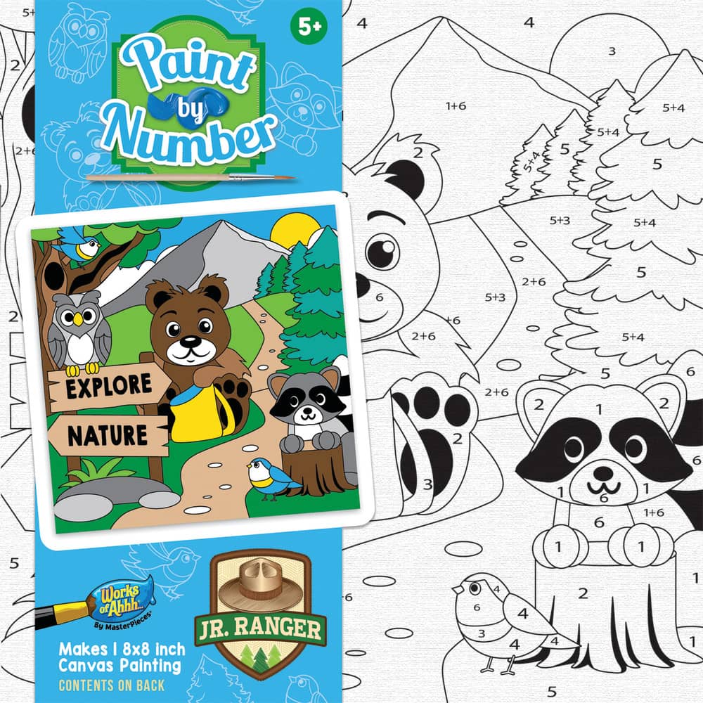 Jr. Ranger - Nature Paint by Number Kids, front view