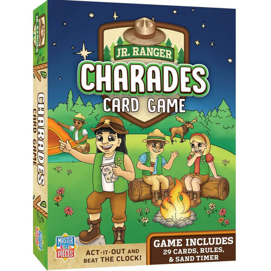 Jr. Ranger Charades Card Game, front view