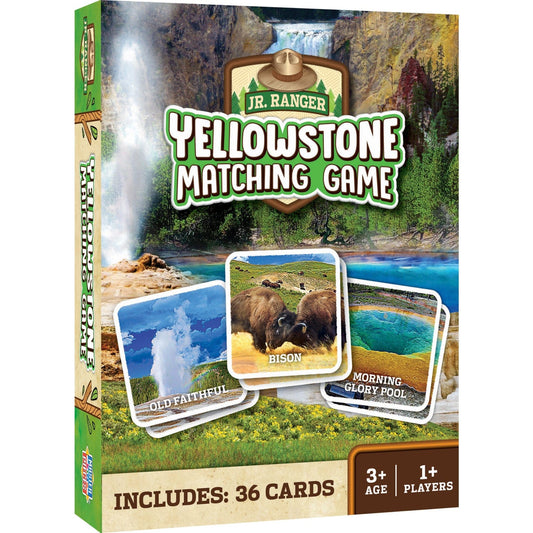 Jr. Ranger - Yellowstone Matching Game, front view