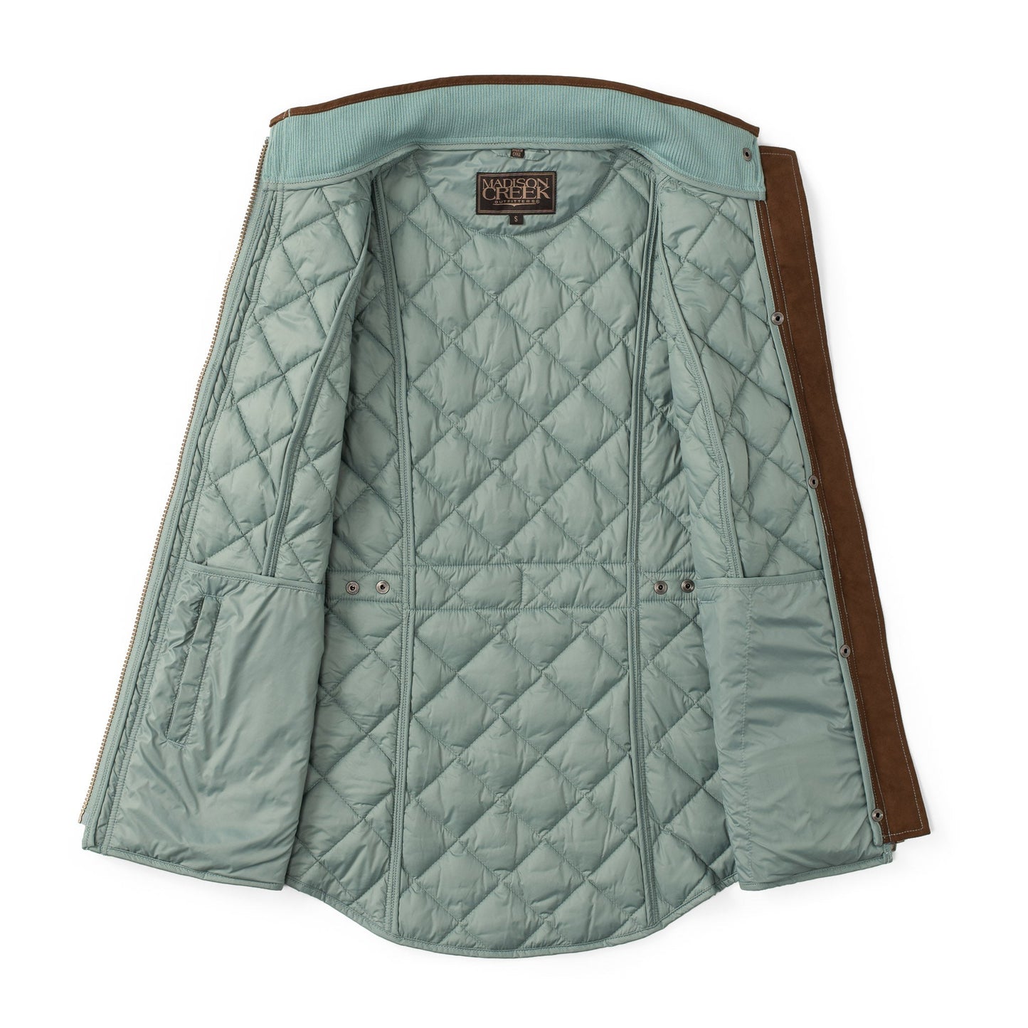 Vista Quilted Nylon Vest - Topaz