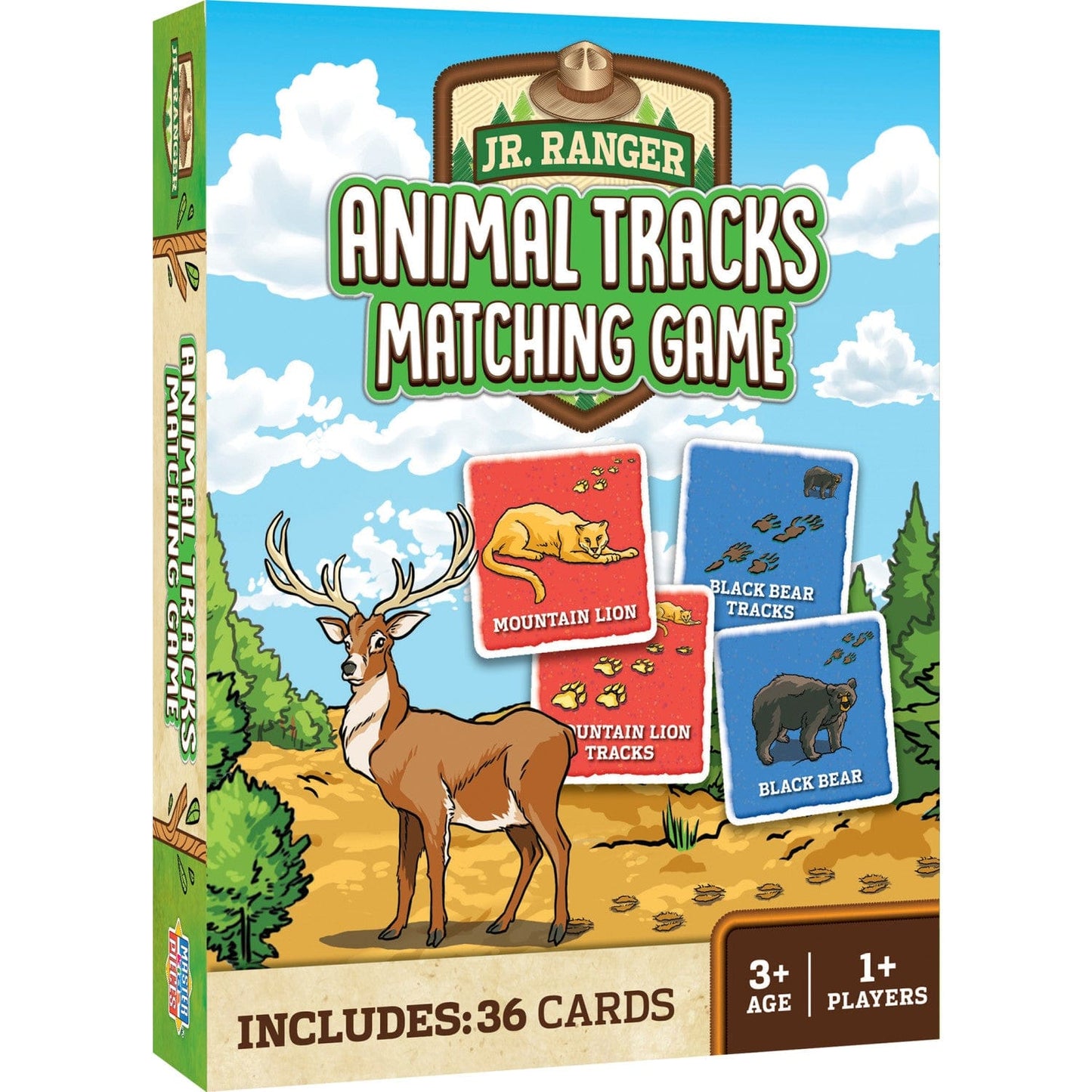 Jr Ranger - Animal Tracks Matching Game, front view