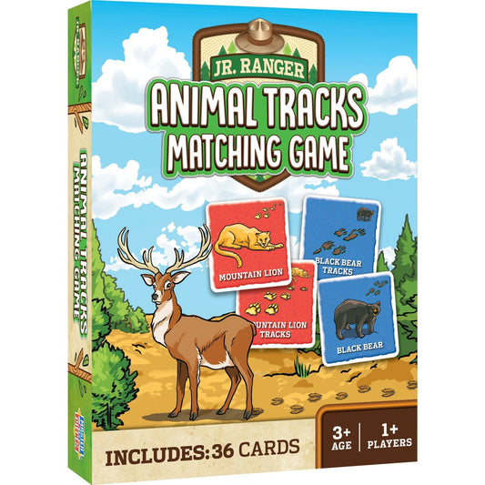 Jr Ranger - Animal Tracks Matching Game, front view